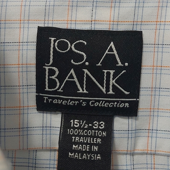 Bundle of 3 Jos A. Bank Dress Shirts - 15 1/2 - 33 -Lot A - Picture 4 of 7